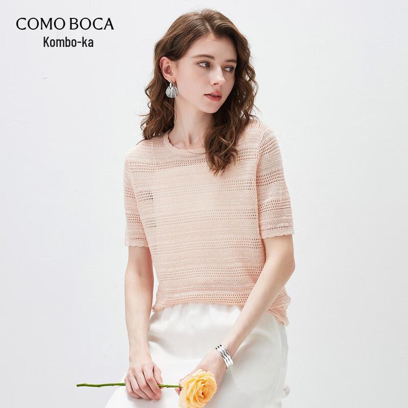 

Women s Casual Linen Blend Lace Knit Top XL