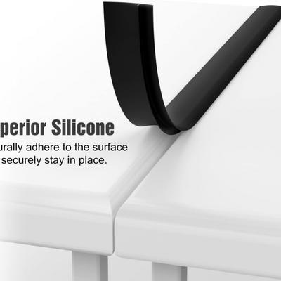 Kitchen Silicone Stove Counter Gap Cover T-Shaped Spills Between Counter Oil Dust Seal Rubber Strip for Gas Stove Protecto