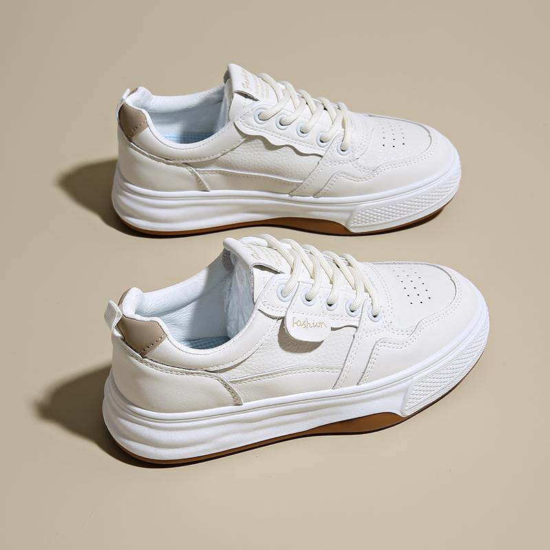 CRLAYDK Classic Women's White Low Top Walking Sneakers Skateboard Fashion Casual Ladies Shoes Comfortable Trainer Tennis