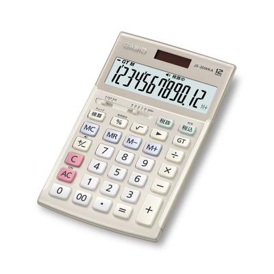 Casio Profesionální obchodní kalkulačka Just Green Purchasing Law Eco Mark Certifikovaná, 12místná, Funkce, Typ, Zlatá, JS-20WKA-GD-N, Vyhovující,