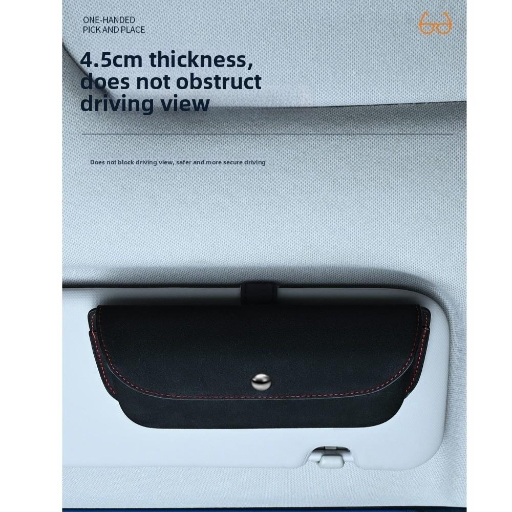 Multi-functional Car Sun Visor Organizer Easy To Install Vehicle Glasses Holder Truck