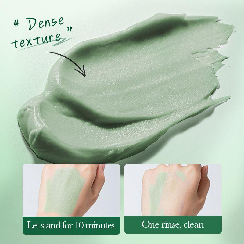40g Mugwort Mud Mask Stick, Deep Cleansing, Removes Acne And Blackheads, Gently Repairs The Skin, Controls Oil And Moisturizes