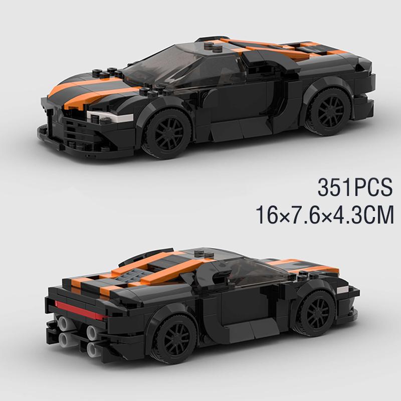MOC Speed Racing City Car Building Blocks Great Vehicle Model Sport Brick Toys Desk Ornaments Christmas Gift For Kids Boyfriend
