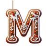Child Safe Acrylic Christmas Letter Ornament Gingerbreads Homes Decors For Car Homes Decoration Holiday Party Accessory