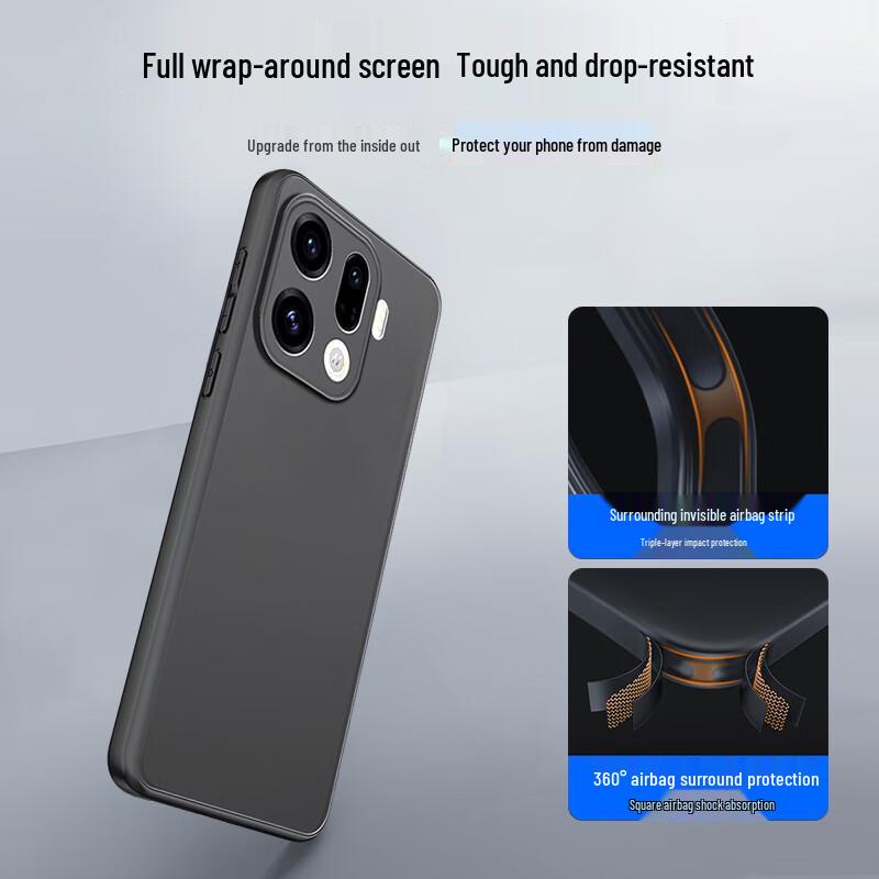 Kulefeng Skin-Feel Anti-Fingerprint Matte TPU Protective Case for OPPO
