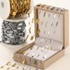 1 Meter Stainless Steel Arrow Shaped Chains Golden Handmade Chains for DIY Necklace Bracelet Jewelry Making Accessories