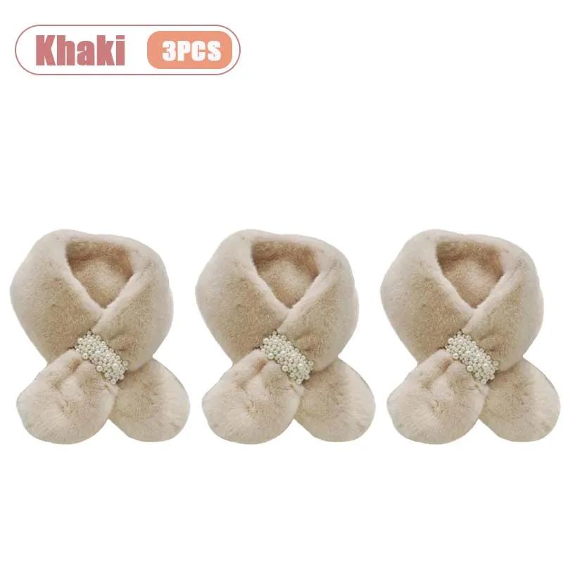 Women Winter Faux Rabbit Fur Scarf Warm Soft Neck Warmer Korean Style Collar Cozy Neck Shawl for Autumn Winter Fashion Accessory