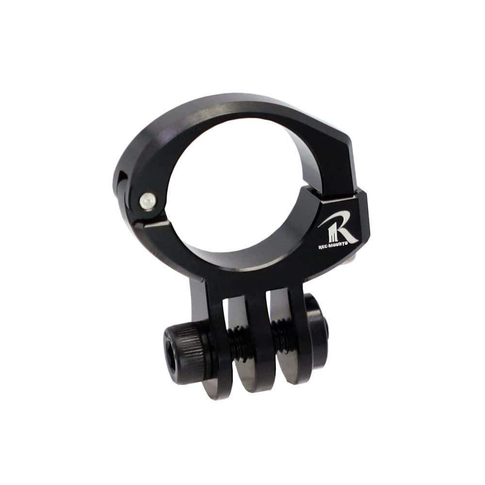 

Крепление GoPro для вертикальных рулей Базовое крепление для крепления камер GoPro и световых адаптеров к лежакам [REC MOUNT] 22,2 мм [TT222-GP] рули/аэро чёрный