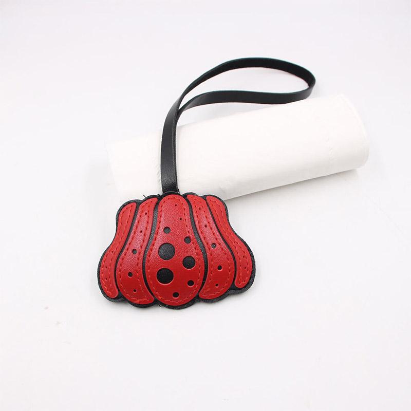 Kreativer Halloween-Kürbis-Anhänger Modischer Leder-Kürbis-Taschen-Anhänger Hochwertiger Gestrickter Schlüsselanhänger-Anhänger Neue Vielseitige Geschenke