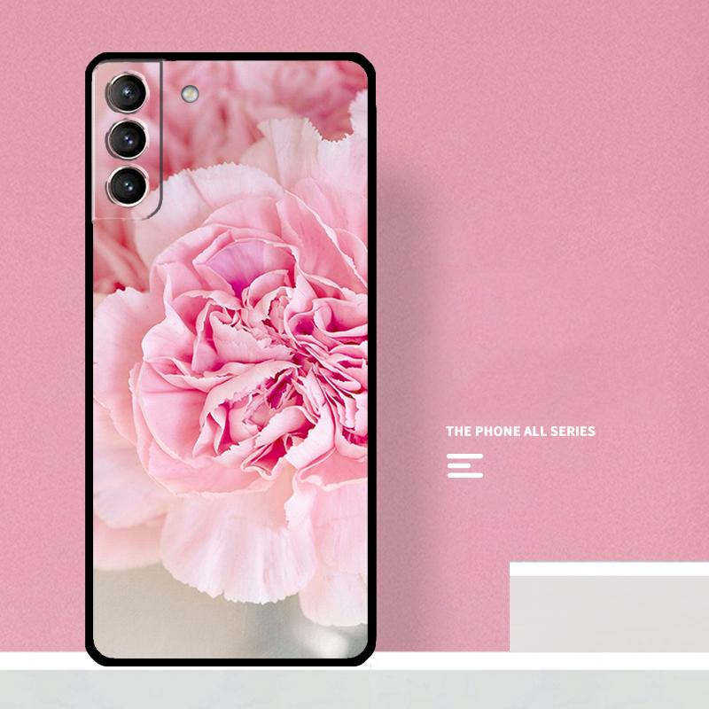 Elegant Pink Purple Peony Flower Phone Case For Samsung Galaxy S25 S26 Ultra S20 S21 S22 S23 S24 S10 Plus S25 FE Cover Coque