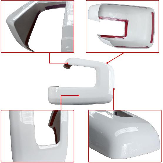 YOUNGERCAR Mirror Cover Fit for 2021 2022 2023 2024 2025 Ford F150 F-150 Mirror Covers Without Turn Signal Hole Oxford White