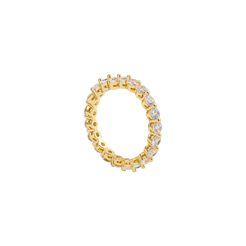 

Luxury Micro Paved Thin Cubic Zirconia Rings for Women Fashion Charm Clear Crystal Finger Ring Engagement Wedding Zircon 6