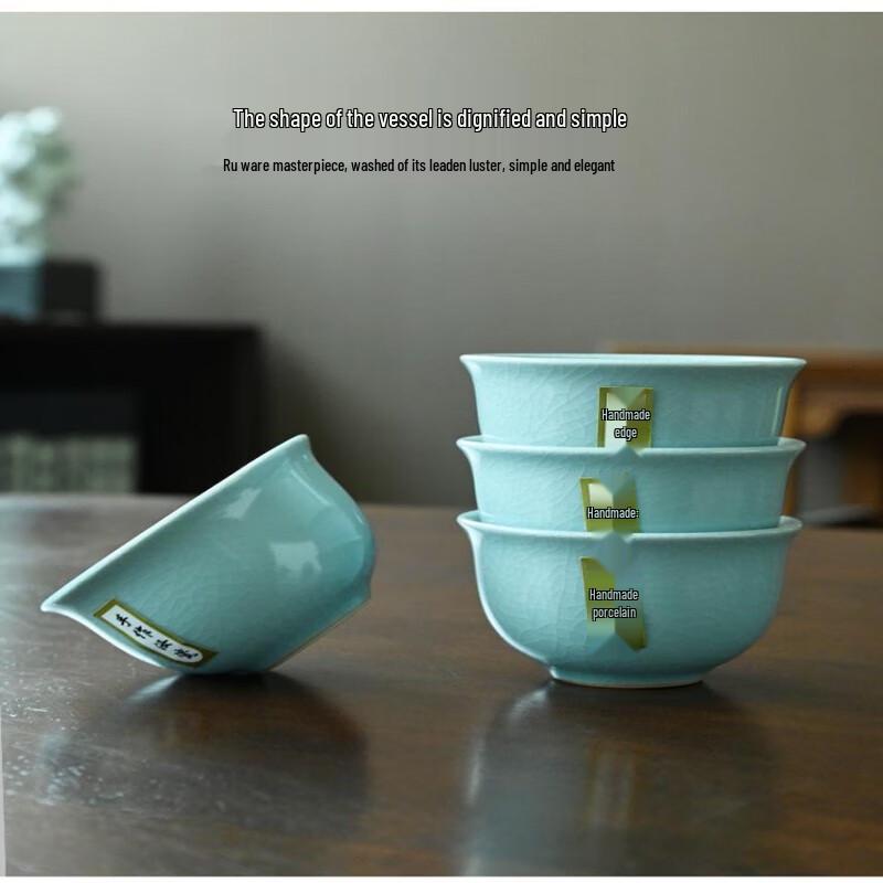 Shangqi Ru Kiln Ceramic Kung Fu Tea Set
