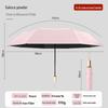 8-Rib Automatic Folding Umbrella with Logo for Sun and Rain