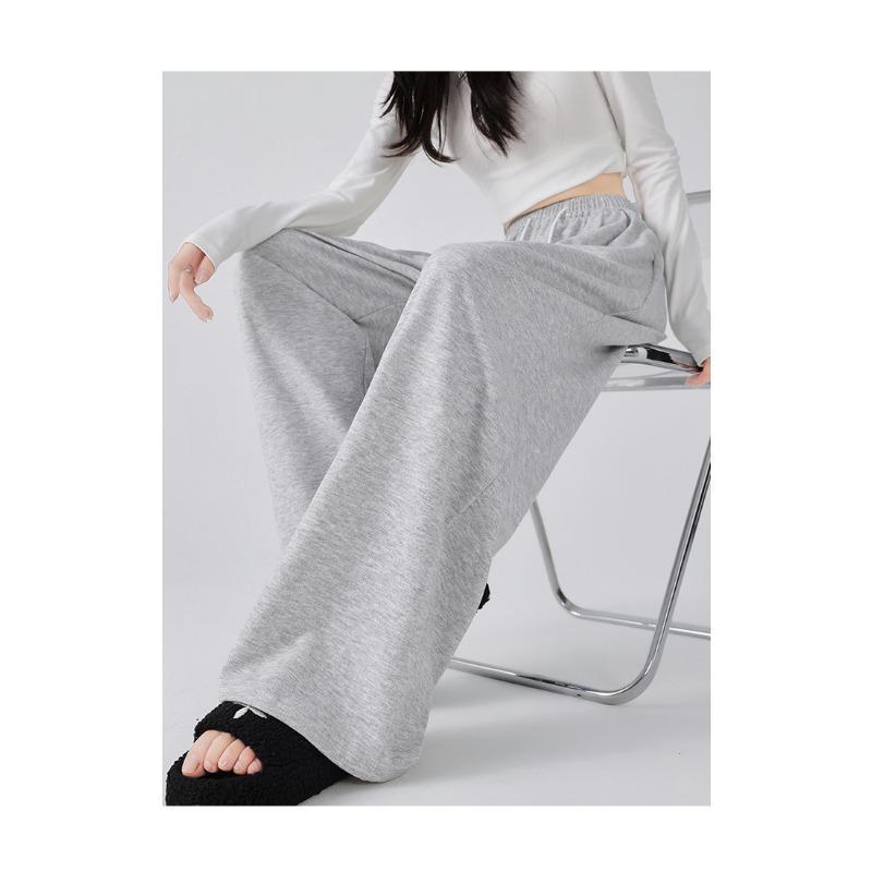 

Кашемировые широкие брюки для женщин, новинка осени и зимы, с высокой посадкой, свободные, ленивые брюки Ямамото, драпированные, повседневные, трикотажные брюки из клейкой рисовой пряжи XL