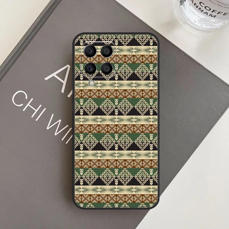 Tribal Ethnic Pattern Case For Samsung Galaxy M31 M11 M34 M13 M53 M51 M14 M54 M12 M32 M52 M16 M36 M56 M15 M35 M55
