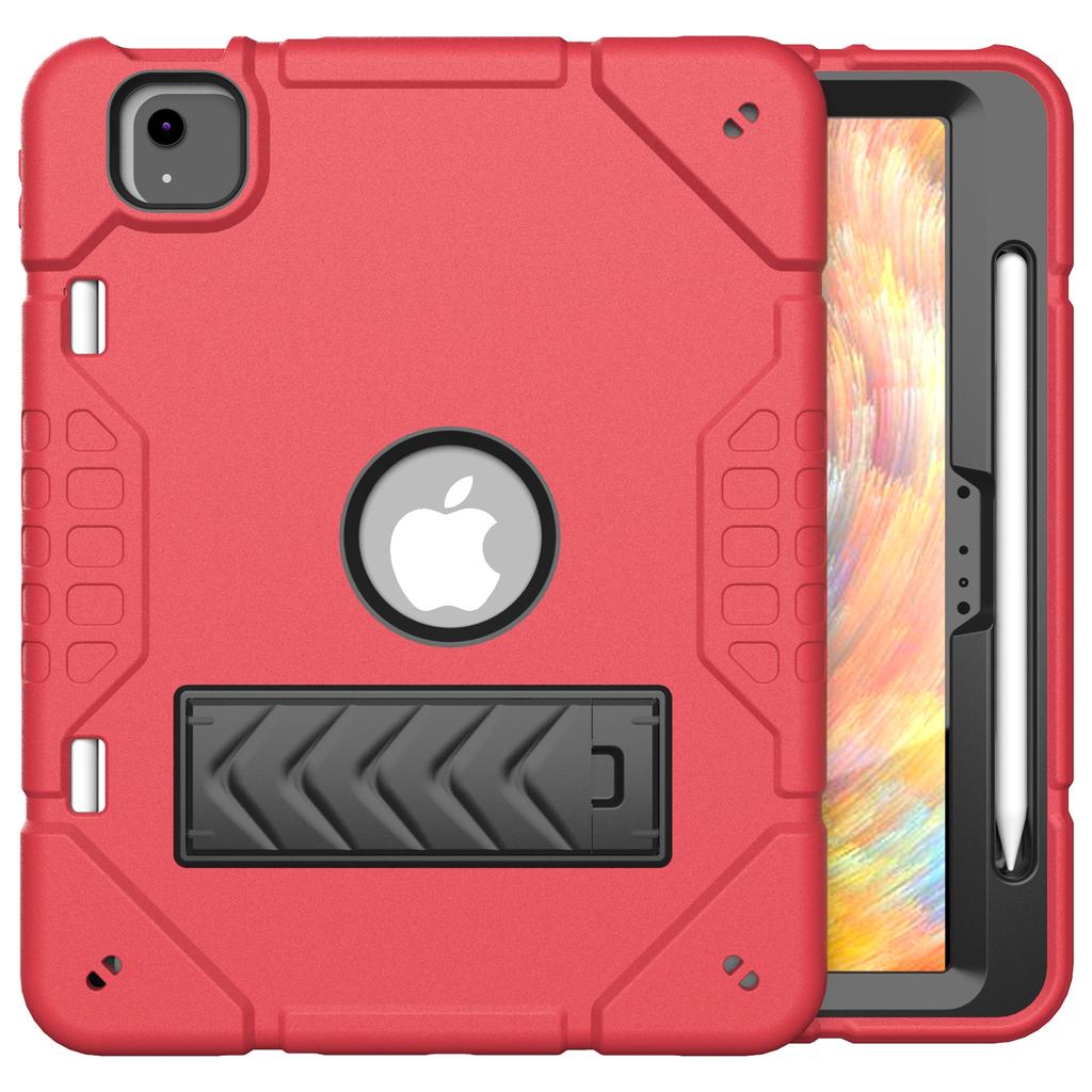 For iPad Air 11 (2025)/(2024) M2 Case Rugged Kickstand PC+TPU Tablet Cover with Pen Slot