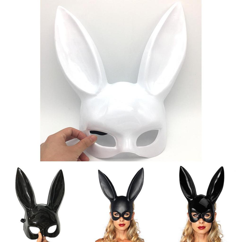 Adult Rabbit Mask With Pvc Construction For Cosplay Costumes And Halloween Celebrations