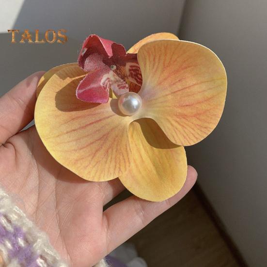 Women Hair Clip 3D Flower Decor Strong Grip Bang Hair Pin Photo Shoot Flower Styling Hairpin Hair Accessories