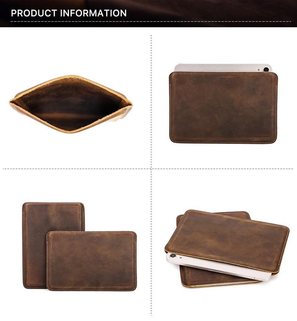 New iPad Mini 6 Protective Cover: Crazy Horse Leather Case for 7.9/8.3 Inch Tablets