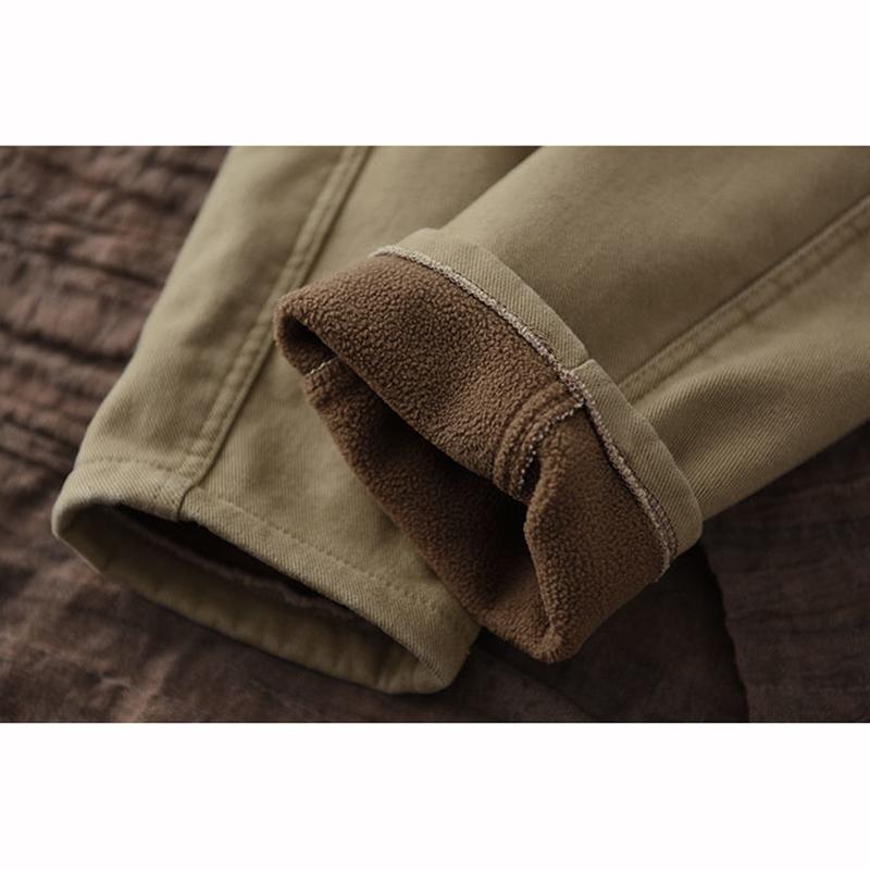 Velvet Thickened Feet Harem Pants Women's Autumn Winter Fashion Slim Trousers