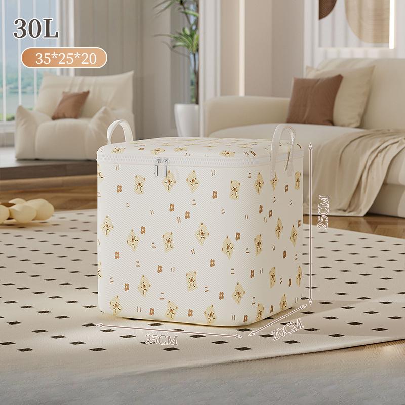 

Bear-shaped clothing storage box for home use, drawer-style wardrobe organizer for clothes and pants, large-capacity foldable storage basket S