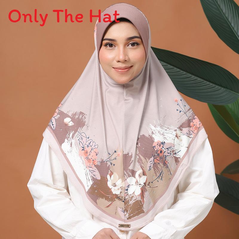 Ethnic Floral Headscarf For Women With Border Detail For Summer Wear