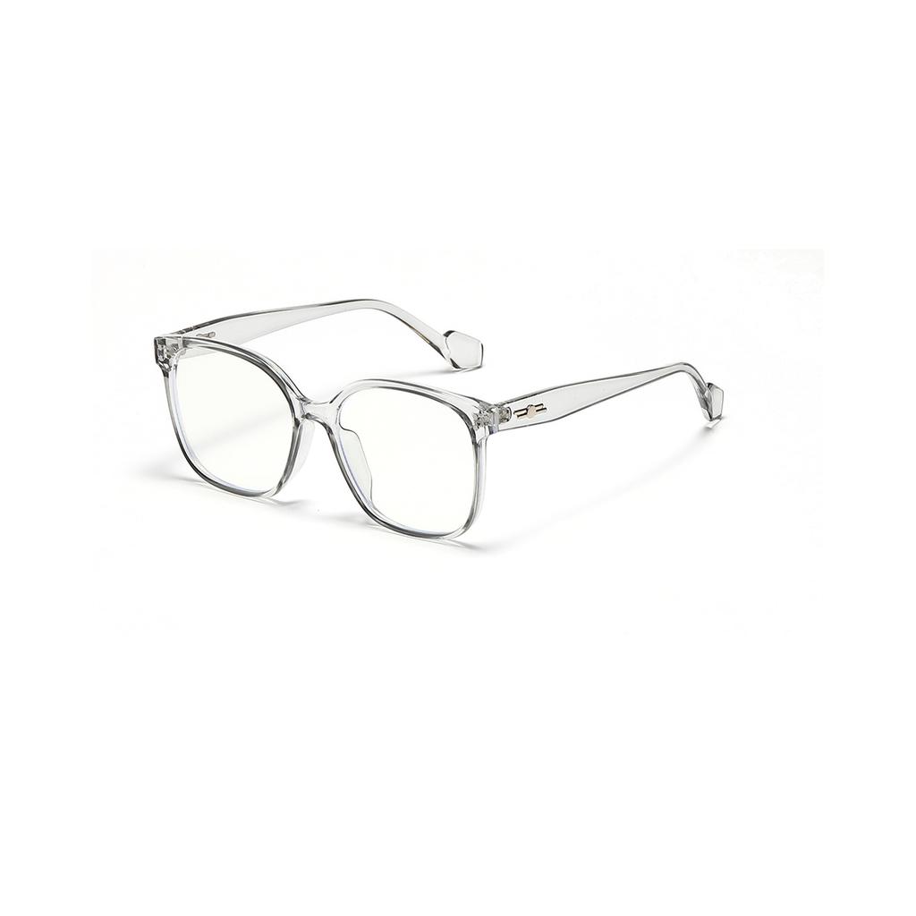 Square Glasses Female Transparent Frame Covering Face Thin Face Plain Mirror Frame