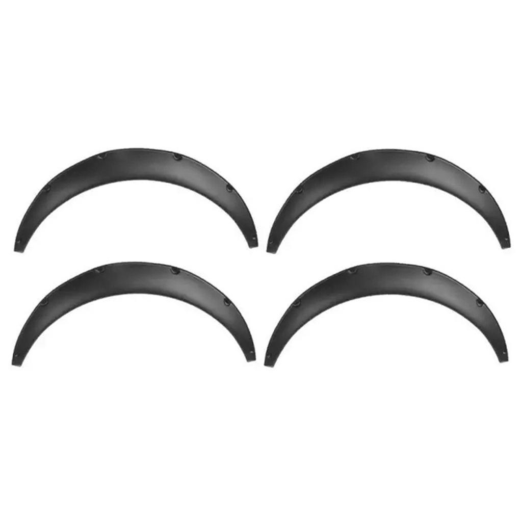 4PCS 800mm+800mm Universal Flares Wide Body Kit Wheel Arches Auto Car Body Kit Polyurethane Black