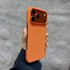 Magnetic Carbon Fiber Texture Phone Case IPhone 17 Pro Slim Semi-Transparent Matte PC Cover Anti-Scratch Drop Protection