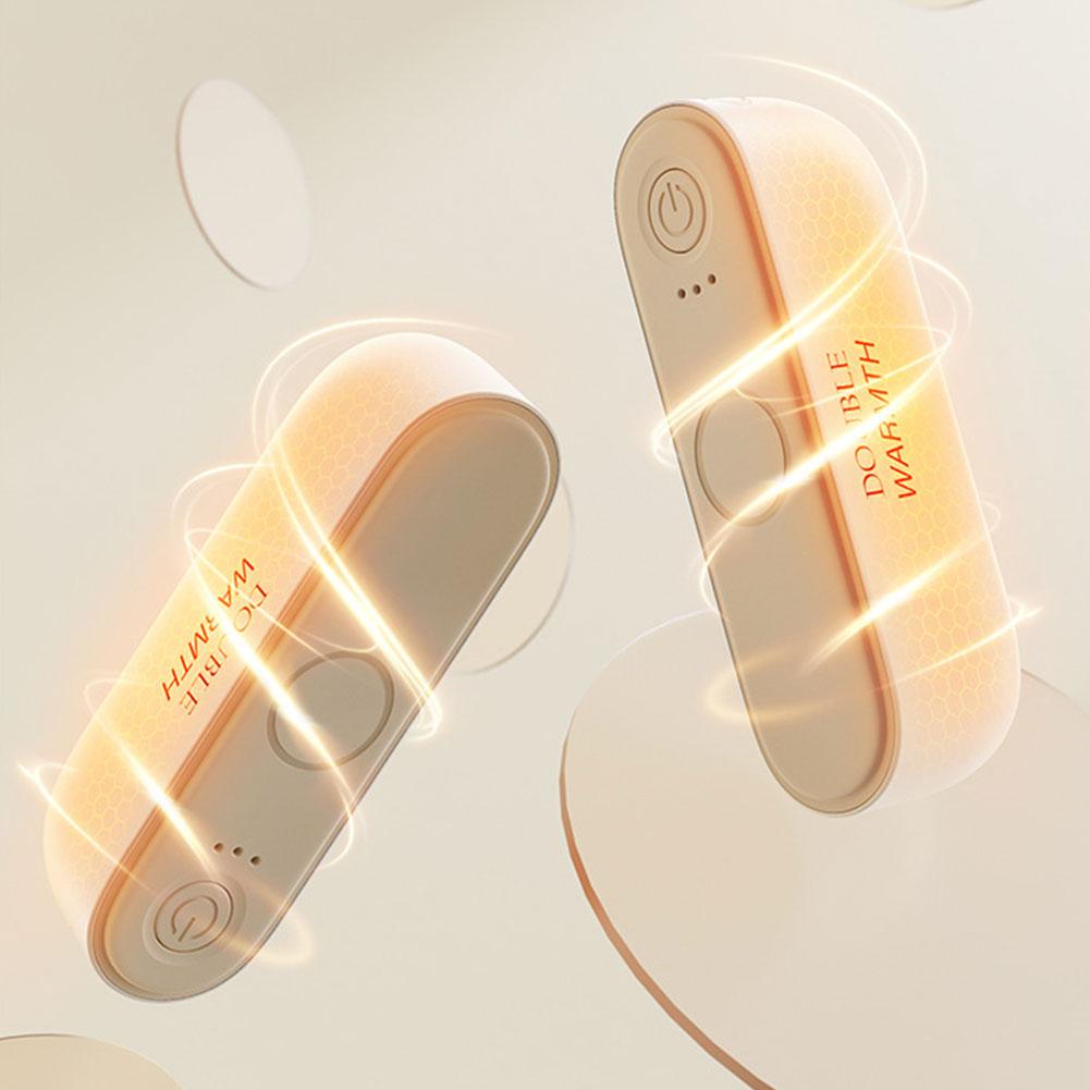 2in1 Magnetic Rechargeable Hand Warmers Electric Portable Handwarmer Long Lastin Safe Heating Warmer PocketHeater Winter Outdoor