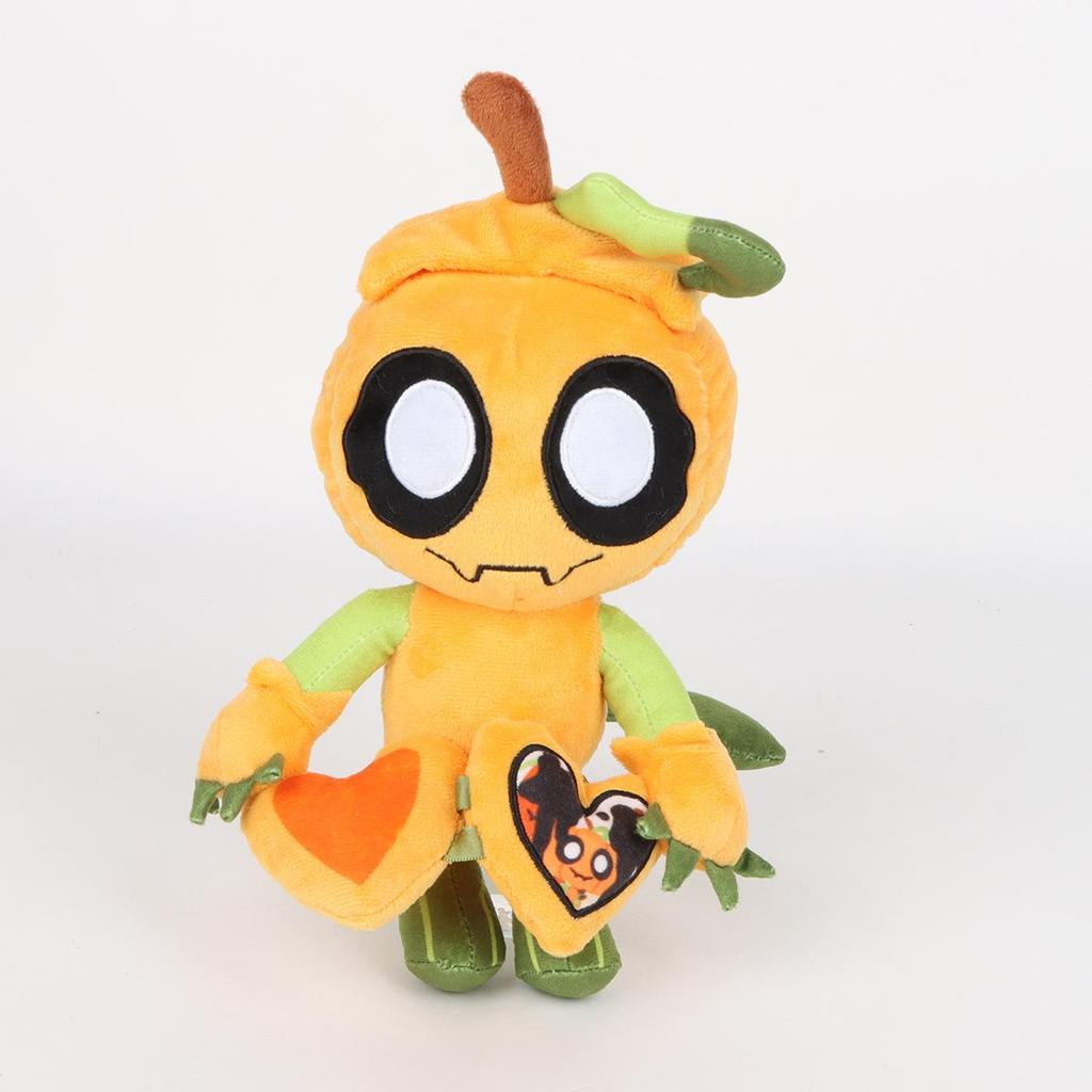 1pc Cute Dandy’s World Gourdy Plush Toys XMAS Game Pumpkin Stuffed Doll Birthday Holiday Gifts Toys for Room Decoration