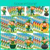 Adorable Cartoon Diy Stickers For Interactive Family Fun Featuring Saint Patricks Day Theme