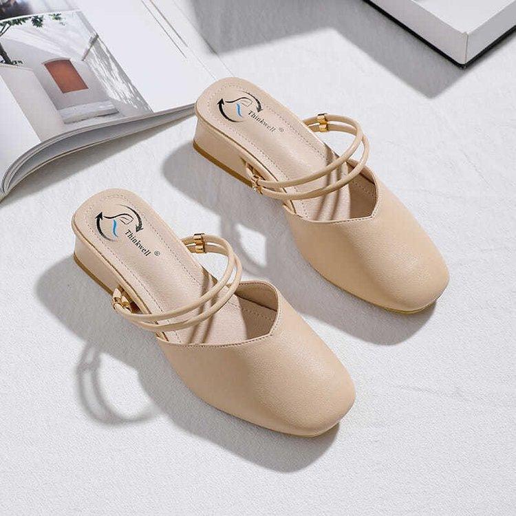 

Летняя новая сумка, сандалии на каблуке, женские тапочки на платформе, женская обувь 40 абрикосовый