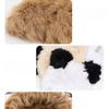 Mickey Ears Rabbit Hair Hat Women's Autumn and Winter Thickened Cold-proof Warm Baotou Hat Plush Fur Cute Headscarf Hat