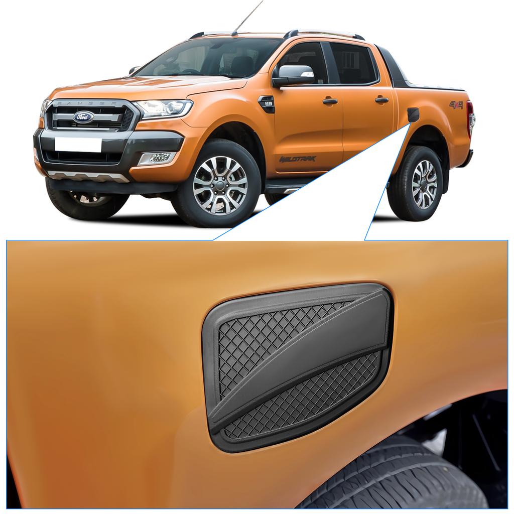 Für Ford Ranger T6 T8 2012-2025 Außen Kraftstofftank Öl Gas Abdeckung Mattschwarz ABS Tür Einfüllklappe Kappe Zubehör Wildtrak XLT