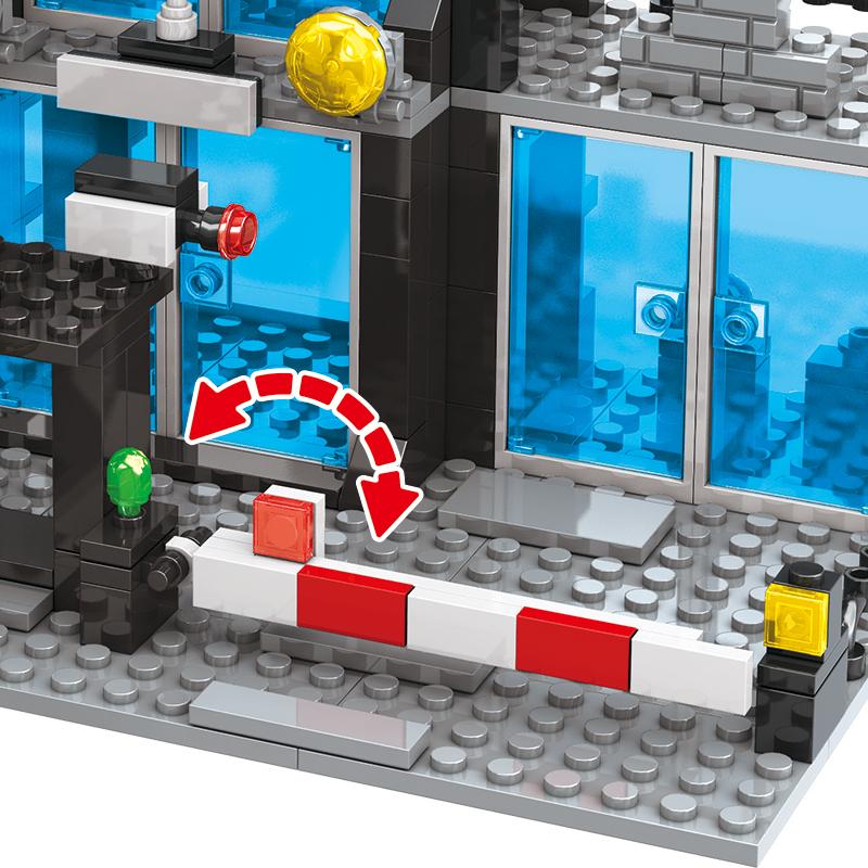 Police Department Building Blocks, Construction Blocks Set, Educational Toys, Christmas Gifts, Birthday Gifts (500 PCS)