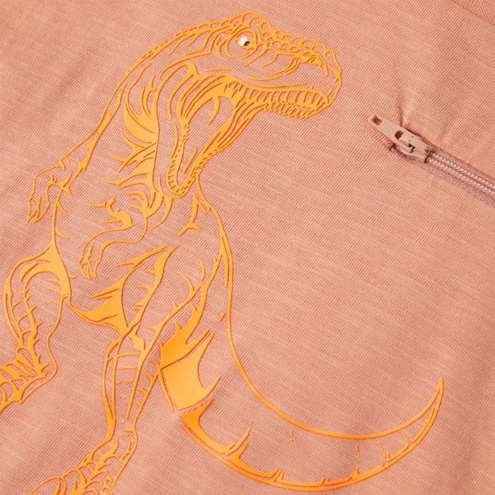 T-shirt enfants à manches courtes orange clair 92/104/116/128/140