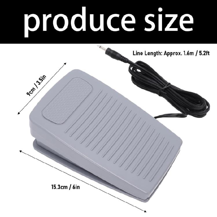 Professional Sewing Foot Control Pedal C-9002 Plastic Sewing Pedal Controller with Cord for Precise Speed Adjustment