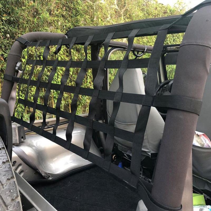 Rete per Bagagli Auto Rete Amaca Tetto ad Alta Resistenza Rete Portapacchi Accessori Auto Multifunzionali Tetto
