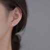 Women's Geometric Mini Earrings New Year's Trendy and High-end