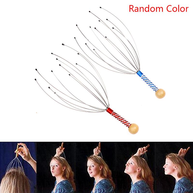The Head Massager Octopus Claw Massager Tool Head Scalp Neck Stress Release one size