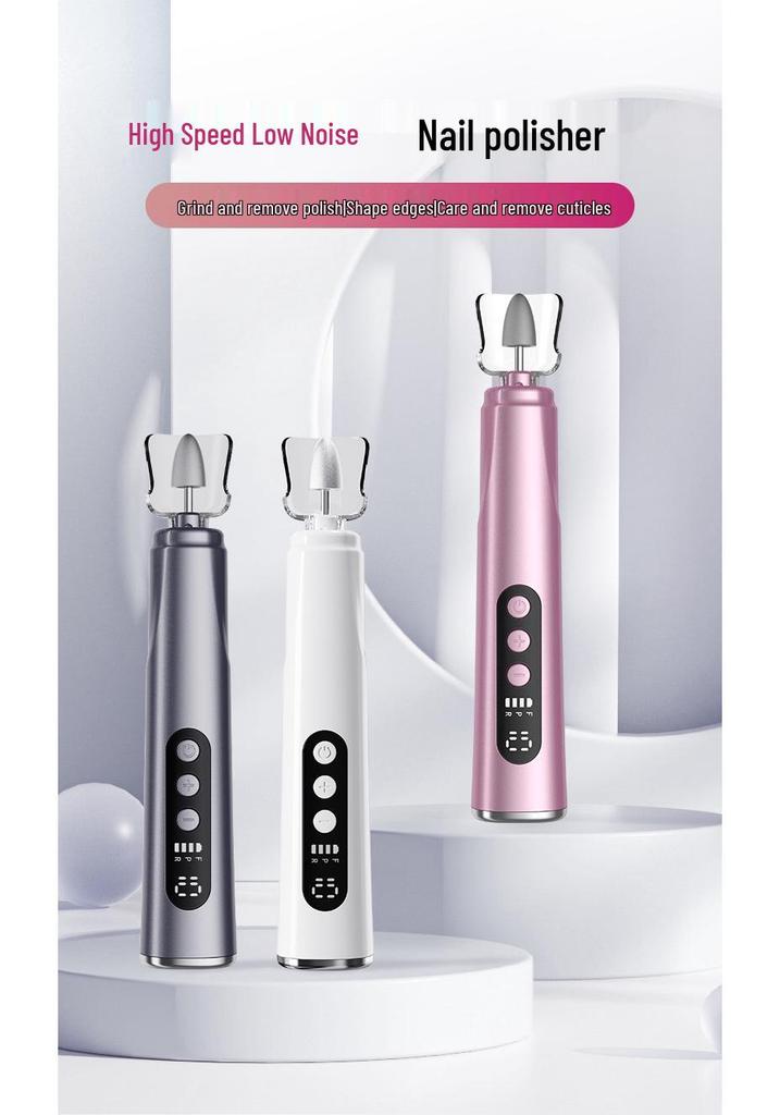Portable Electric Nail Grinder & Buffer, Nail File, Polish Remover, Professional Gel/Acrylic Tool