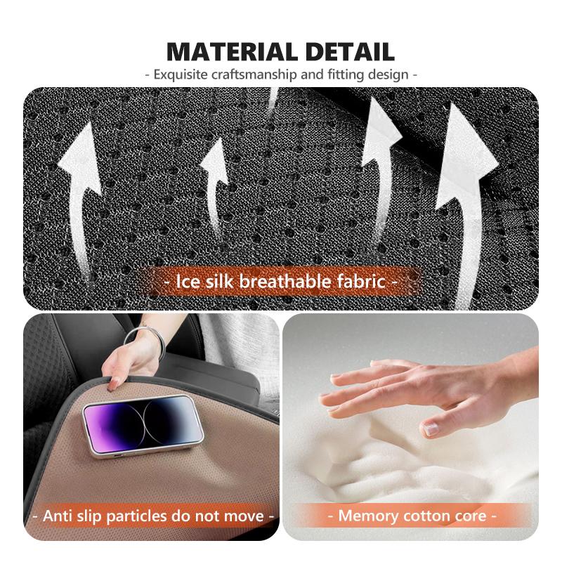 Car Rear Front Seat Anti-slip Pad Protect Mat Ice Silk Cushion For Citroen Grand Berlingo Jumper Celysee Xsara Picasso Aircross ajn256