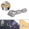Drill Bit Six Flute Chamfer Bit Hex Countersink Woodworking