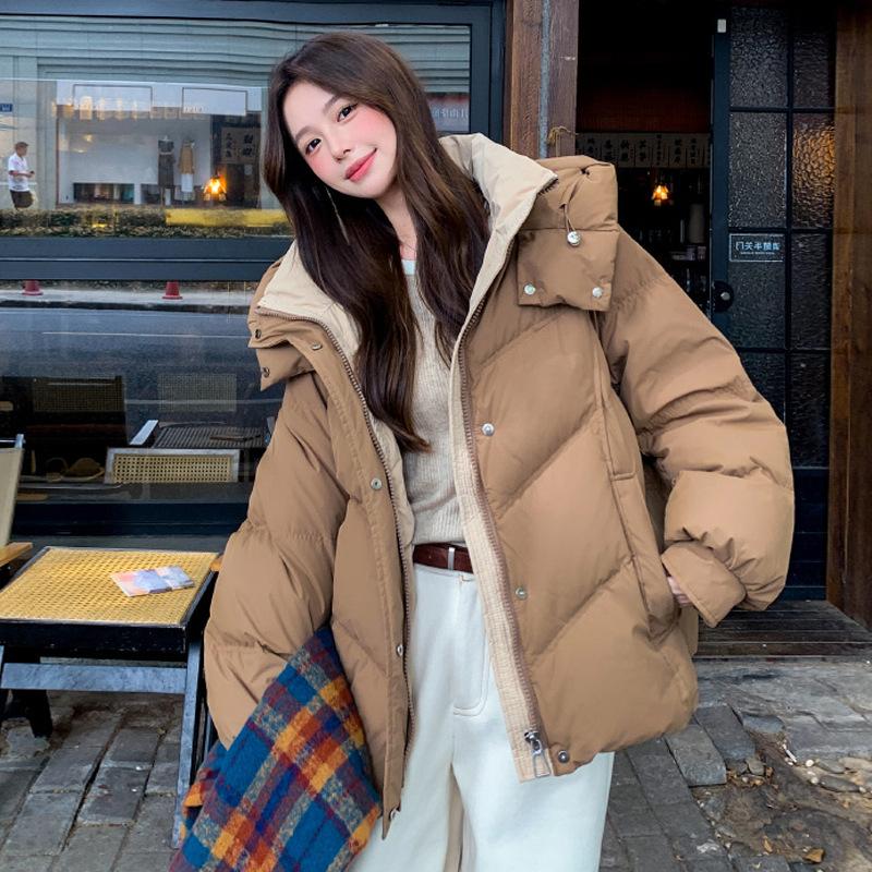 Foreign style light down jacket women's winter 2024 new design sense niche small warm jacket women's cotton jacket