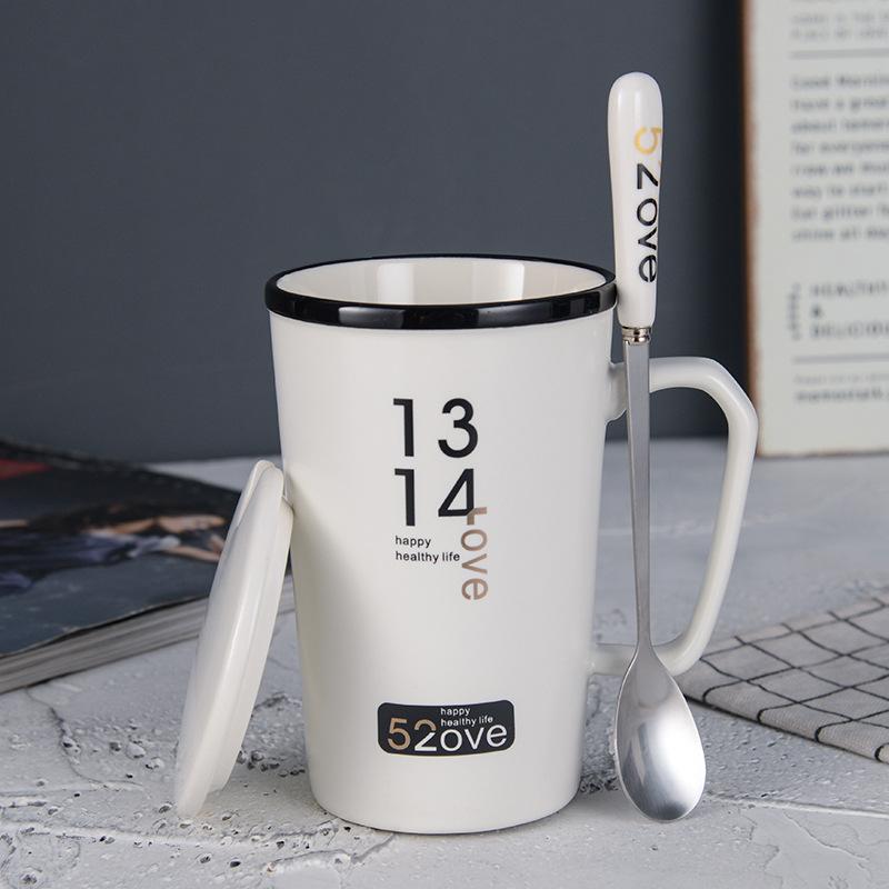 Ceramics Pair of Cups Practical Couple Cups Chinese Valentine's Day Wedding Mug Gifts