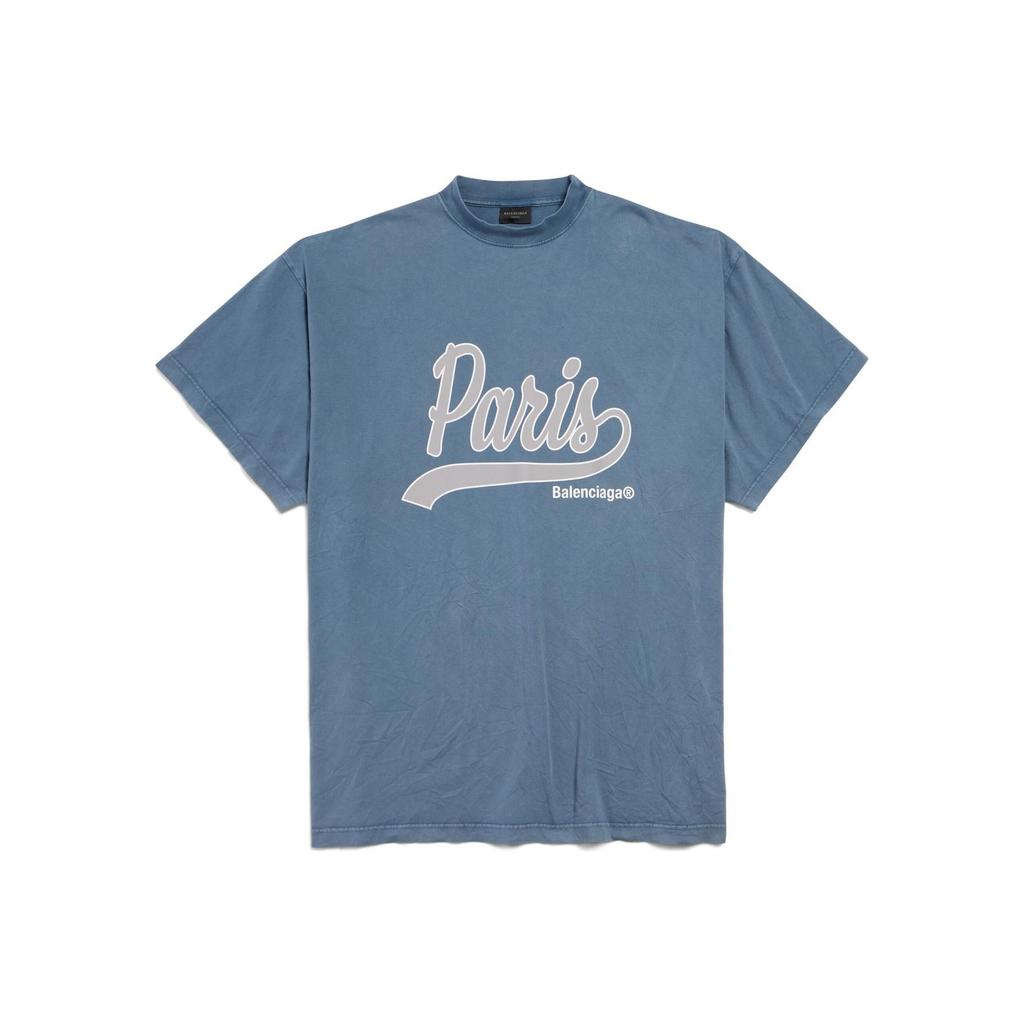 Balenciaga Enjoy Paris Oversized T Shirt 787349TRVM19340