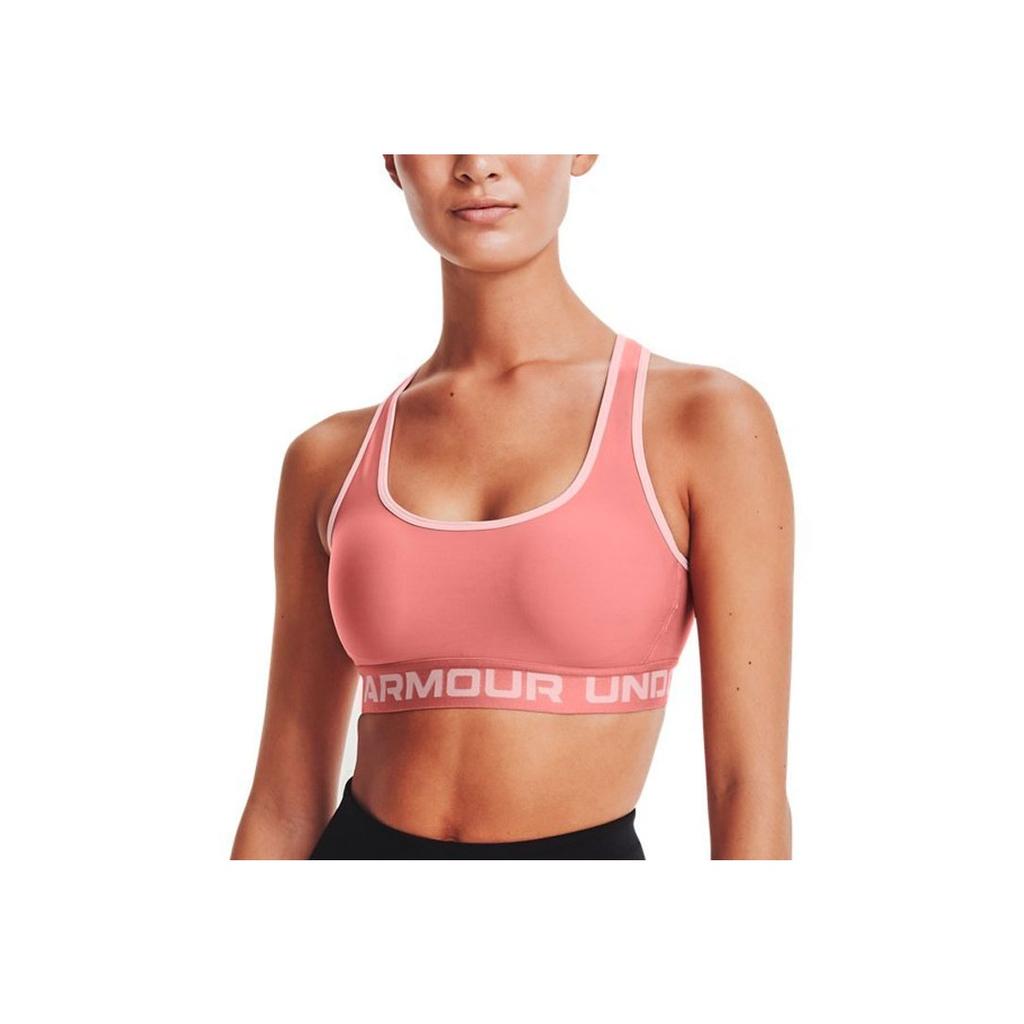 Under Armour Dfo Solid Color Letter Print Breathable Training Sports Underwear Women Underwear Pink 1362876-649