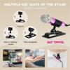 Mini Portable 3.5mm Stereo Studio Mic KTV Karaoke Mini Microphone for Smart Phone Laptop PC Desktop Handheld Audio Microphone